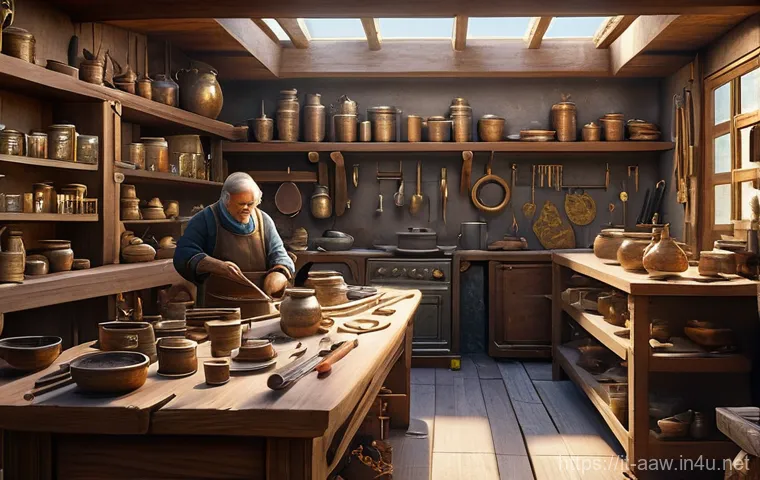 아키에이지 신규 지역 탐험 - **The Discovery of a Hidden Aurorian Ruin:**
    An intrepid explorer, fully dressed in sturdy, adve...