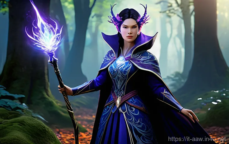 아키에이지 상위 직업 가이드 - The Unstoppable Blighter**
"Full-body shot of a male Blighter character from ArcheAge, standing triu...