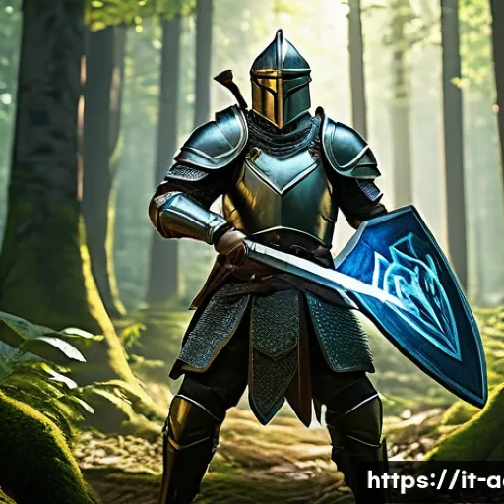 아키에이지 정기 업데이트 패치 - A dynamic fantasy battle scene featuring a versatile warrior class in detailed armor wielding a glow...